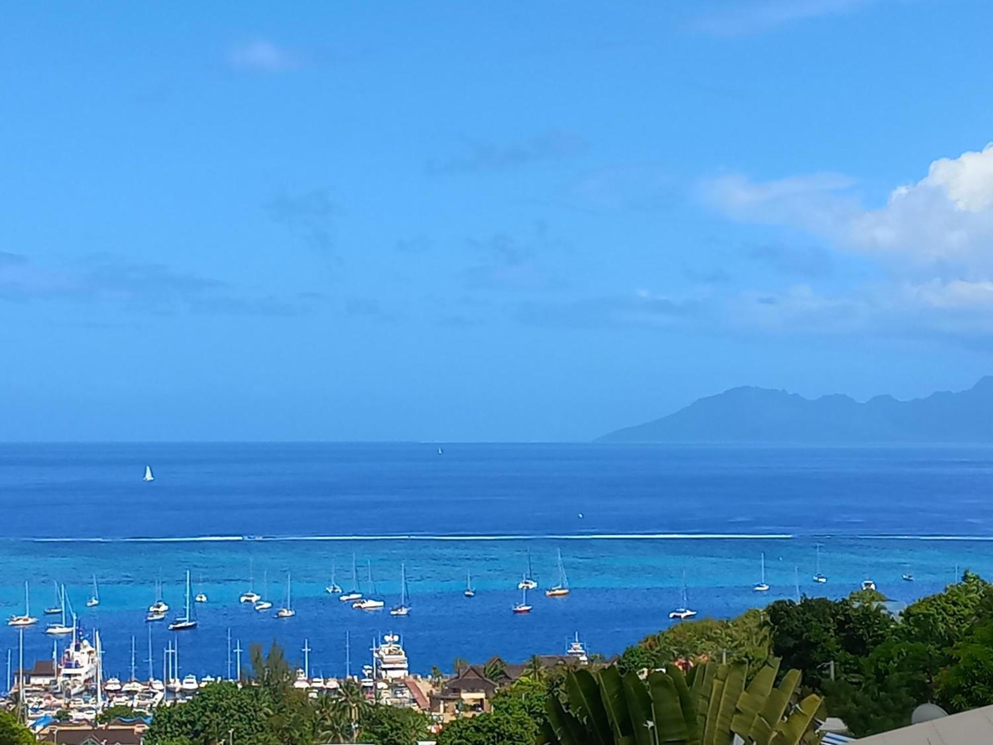 Marina Blue Fabuleux Appartement Vue Lagon Punaauia Kültér fotó