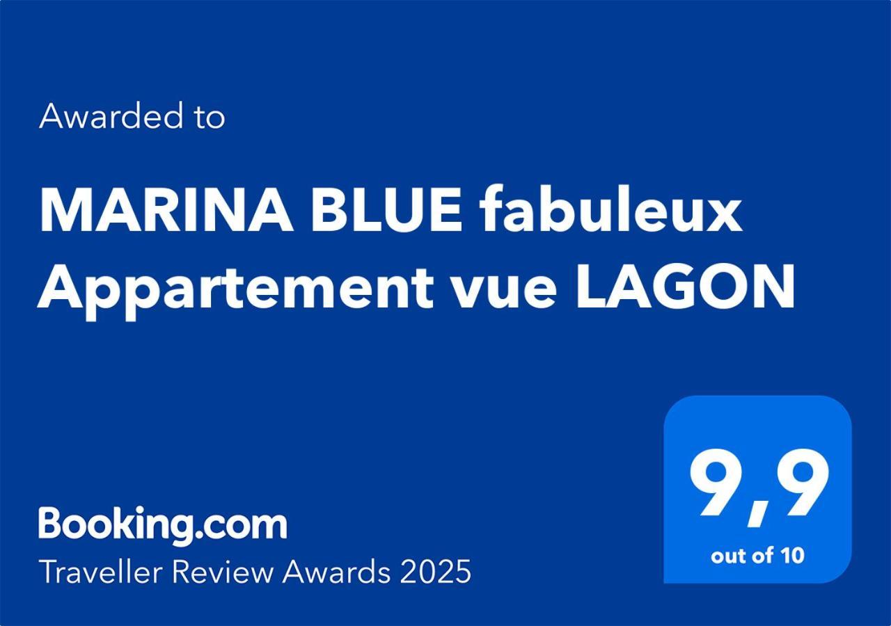 Marina Blue Fabuleux Appartement Vue Lagon Punaauia Kültér fotó